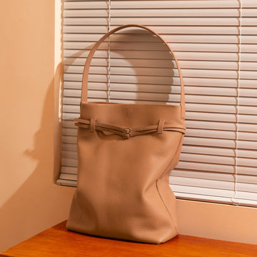 Premium Genuine Top-Grain Leather Handbag-Handbags-White-Free Shipping Leatheretro