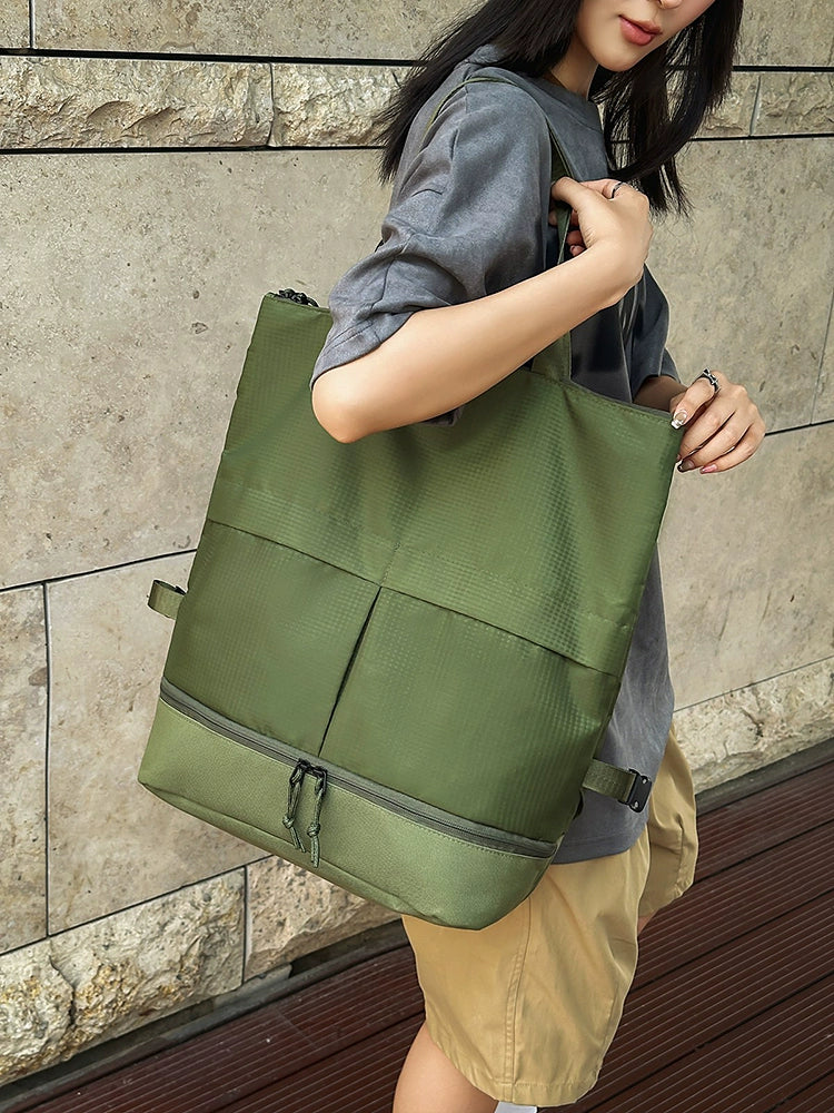 BOOM Multi-Purpose Backpack - Lightweight Travel Pack Shoe Compartment-绿色 关注店铺送运费险-Free Shipping Leatheretro
