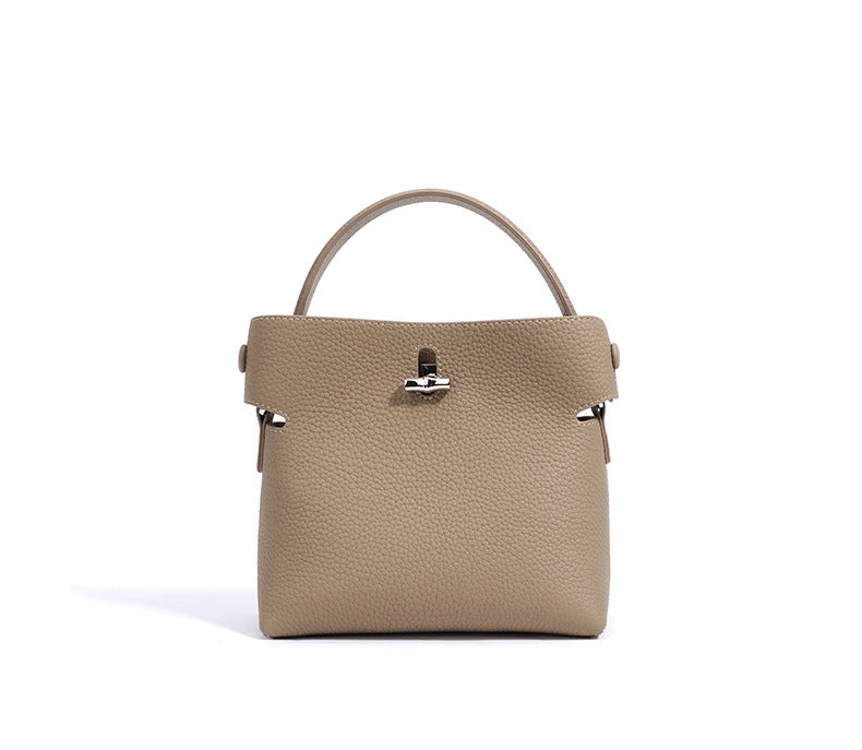 Bucket Bamboo Bag – Stylish & Versatile Crossbody Tote for Women-Tote Bags-denim blue-Free Shipping Leatheretro