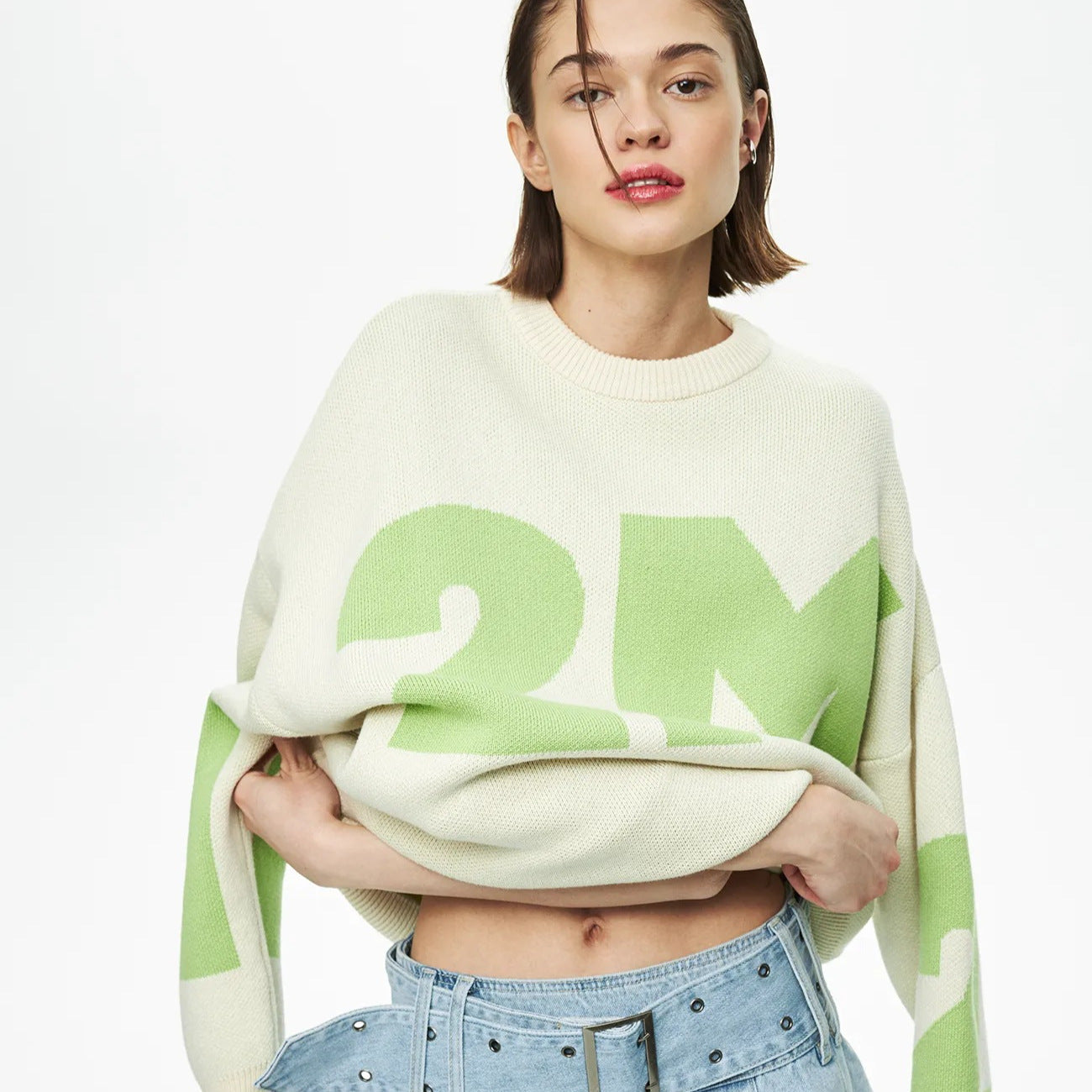 Casual Fall Knitted Sweaters-Sweaters-Green-S-Free Shipping Leatheretro