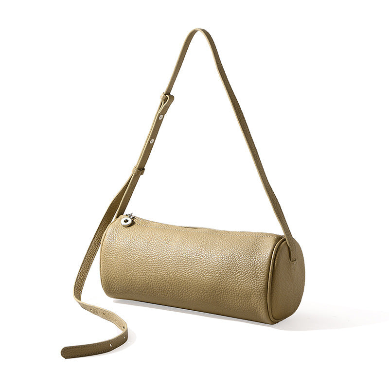 Women's Genuine Leather Tote Bag-Shoulder Bags-China Red-Free Shipping Leatheretro