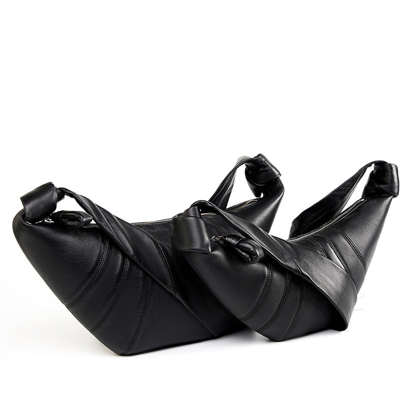 Sheepskin Bag Boho Shoulder Bag for Women-Handbags-Black-34*4*16-Free Shipping Leatheretro