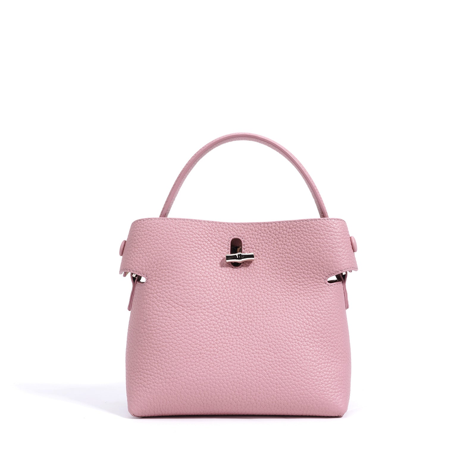 Bucket Bamboo Bag – Stylish & Versatile Crossbody Tote for Women-Tote Bags-mallow purple-Free Shipping Leatheretro