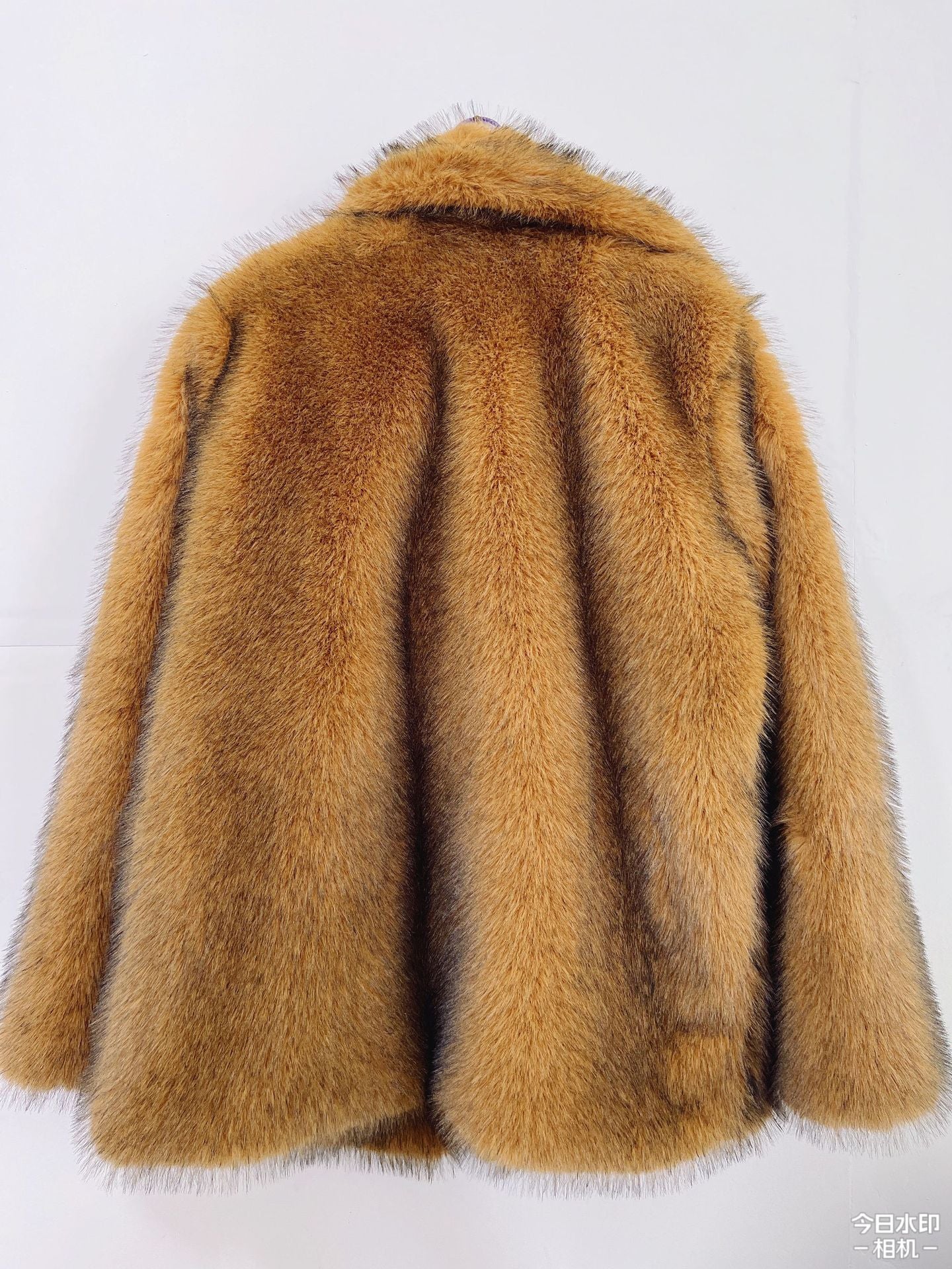 Fashion Faux Fur Winter Overcoats-Coats & Jackets-Brown-S-Free Shipping Leatheretro