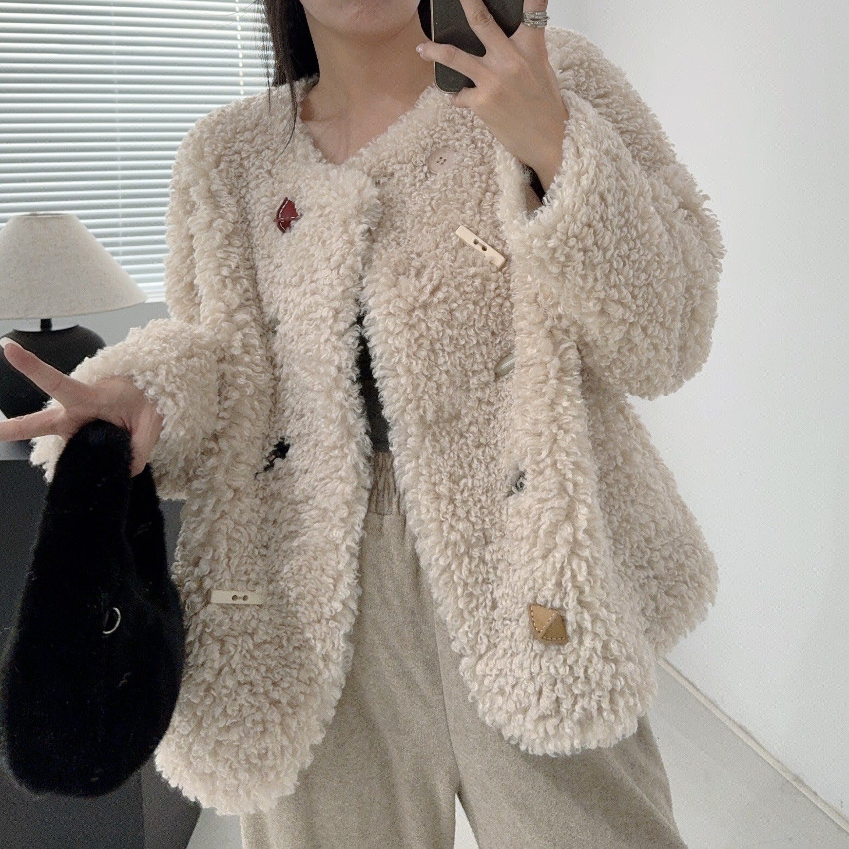 Fashion Faux Fur Women Jacket Coats-Coats & Jackets-White-One Size-Free Shipping Leatheretro