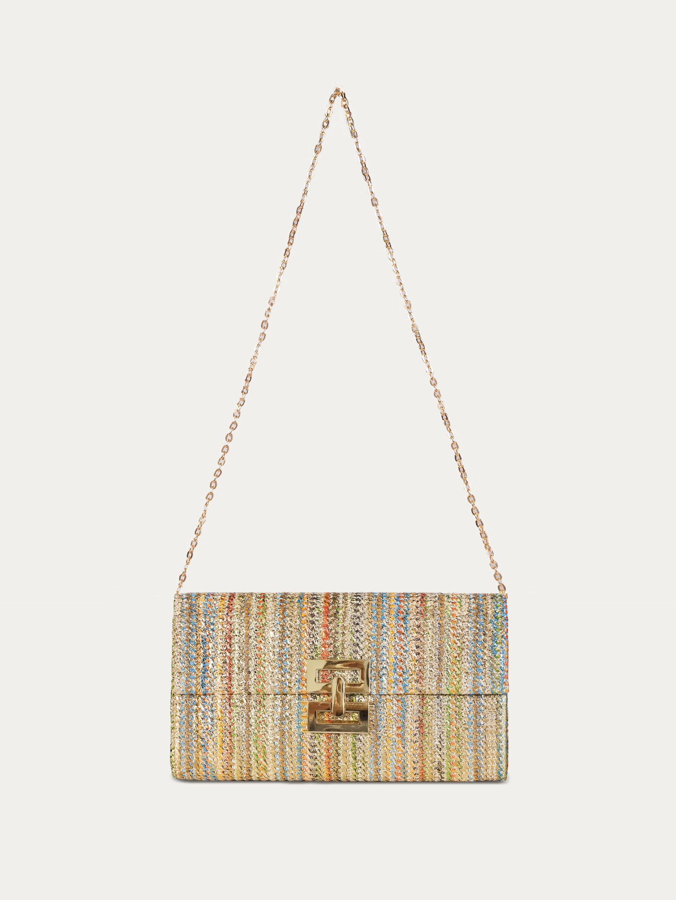 Rattan Weave Clutch Crossbody Bag-bronzing-Free Shipping Leatheretro