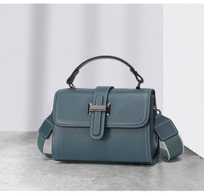 Genuine Leather Crossbody Bag for Women-Handbags-White-Free Shipping Leatheretro