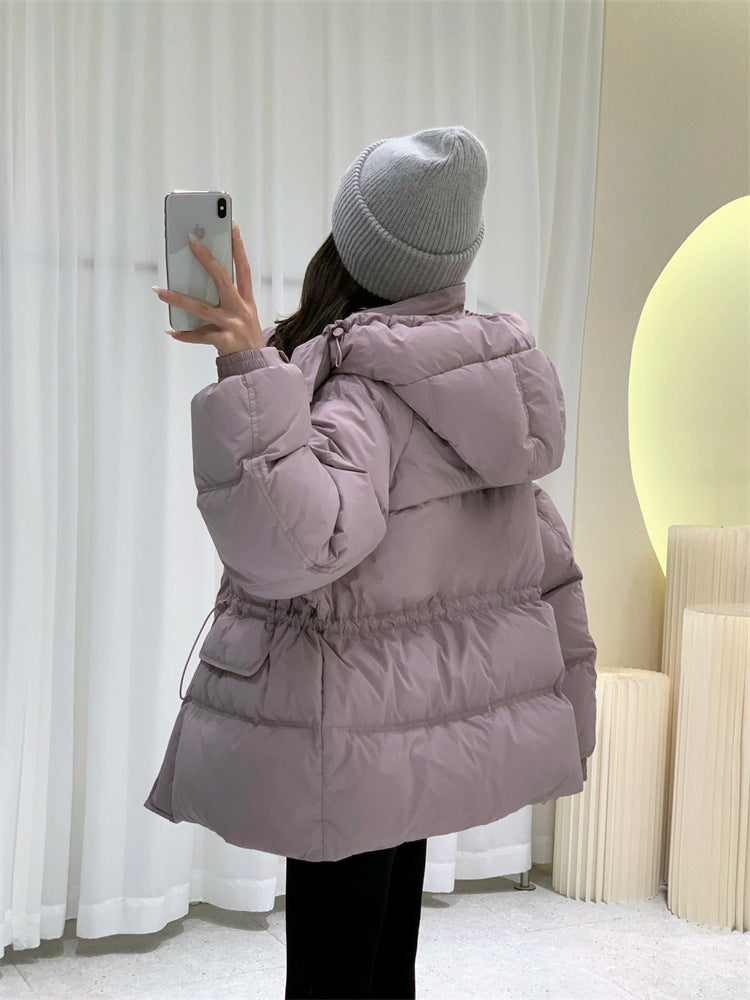 Fashion Short Women's Warm Down Jacket Coats-Coats & Jackets-Pumpkin orange-S 45-60 Kg-Free Shipping Leatheretro