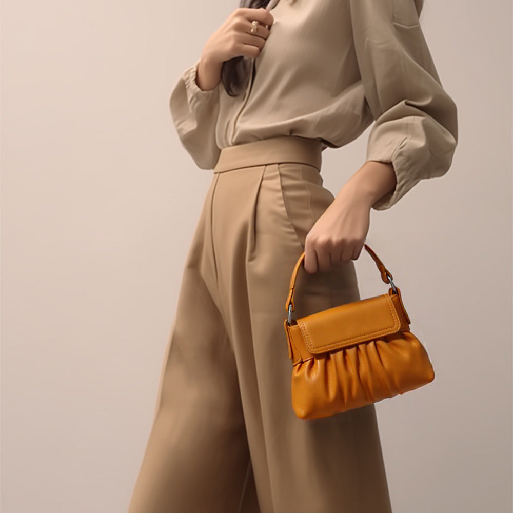 Genuine Top-Grain Leather Shoulder Bags for Women-Handbags-White-Free Shipping Leatheretro