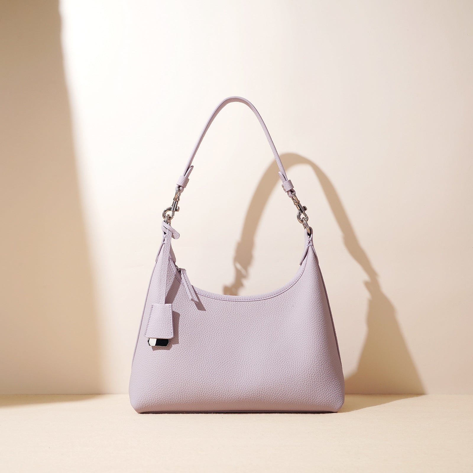 Premium Genuine Leather Elegant Single Shoulder Bag-Shoulder Bags-Lavender-Free Shipping Leatheretro