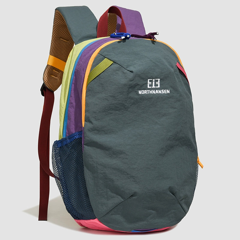 Boom Women's Versatile Color-Block Hiking Backpack-Purple-Free Shipping Leatheretro