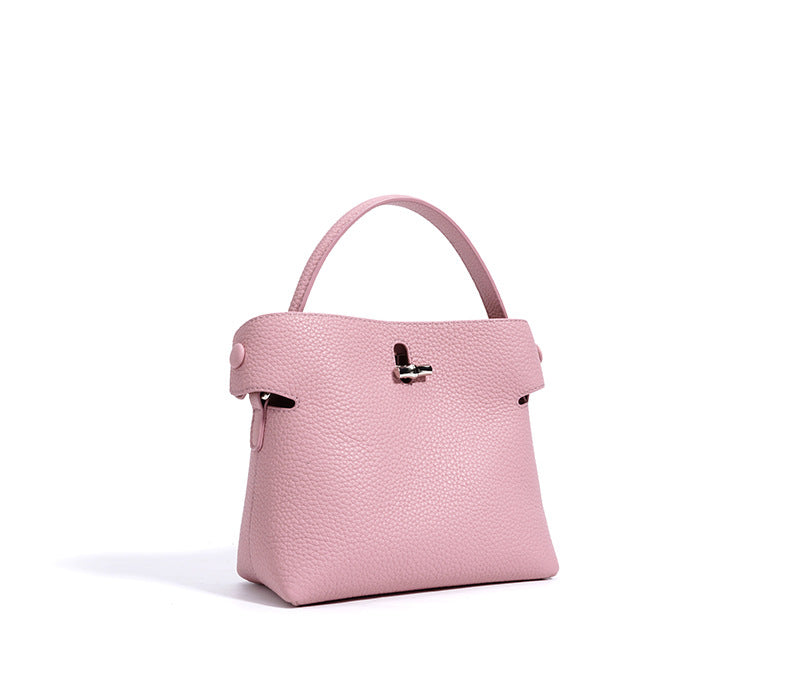 Bucket Bamboo Bag – Stylish & Versatile Crossbody Tote for Women-Tote Bags-denim blue-Free Shipping Leatheretro