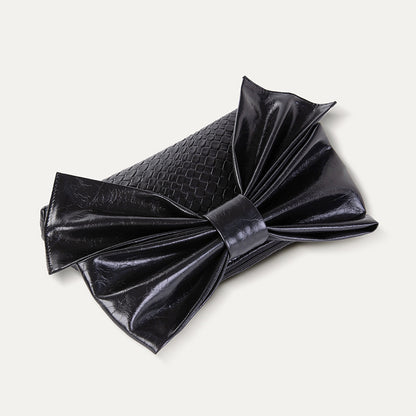 Stylish PU Leather Handwoven Shoulder Bag for Women-gold-26x15x5CM-Free Shipping Leatheretro