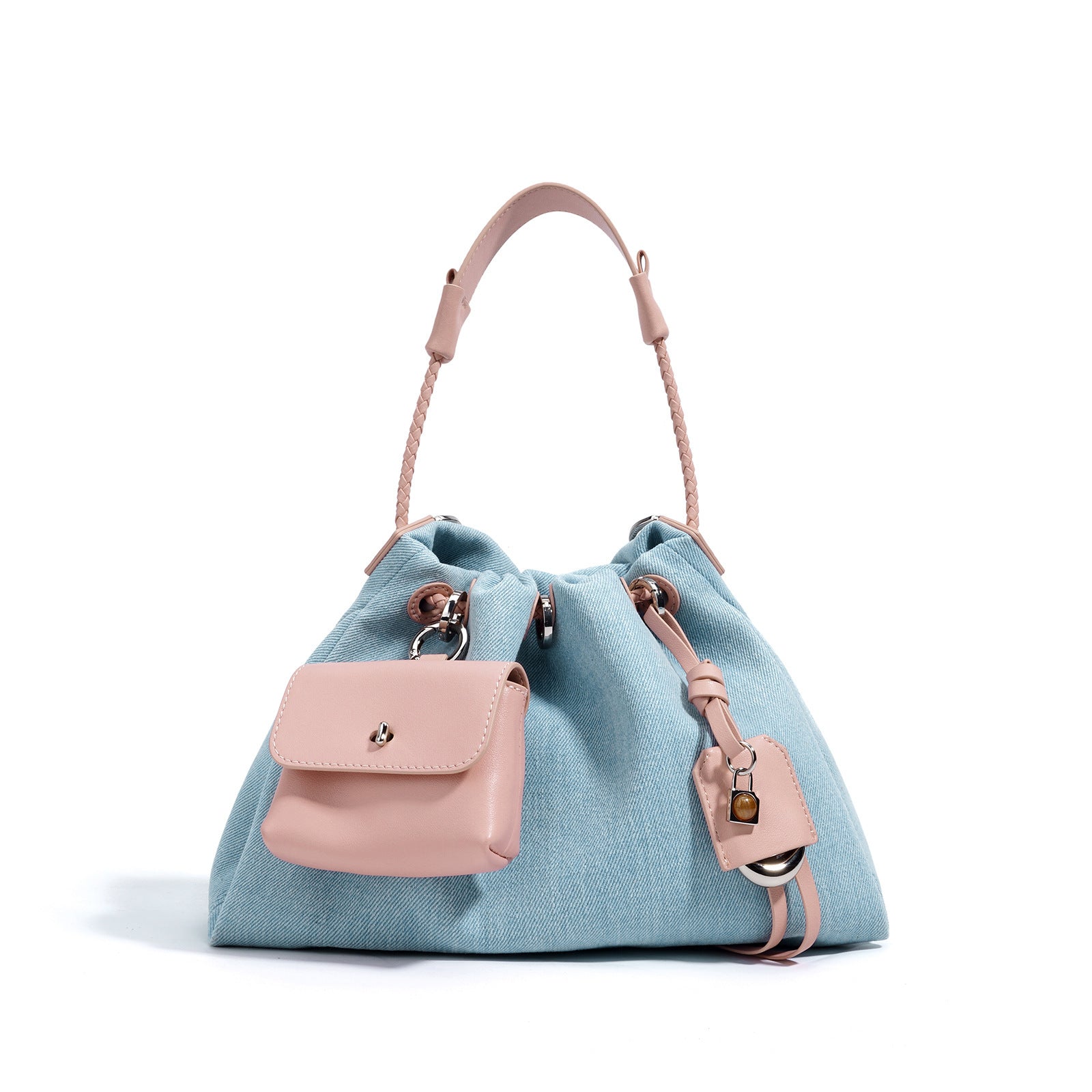 Summer Denim Shoulder Bag-Shoulder Bags-A-Free Shipping Leatheretro