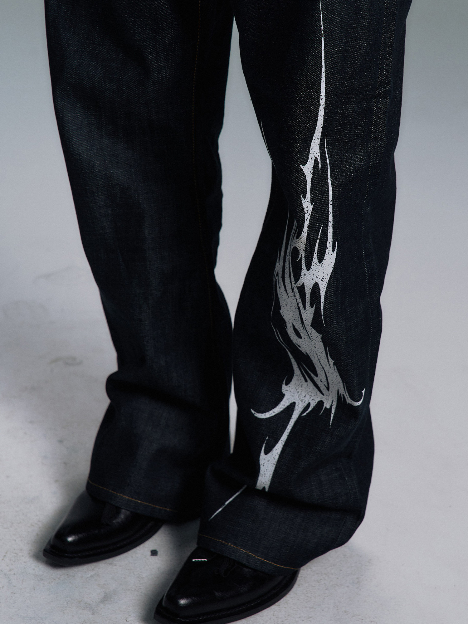 PAIKI Thorn Totem Selvedge Jeans-Jeans-S / 31"-Free Shipping Leatheretro