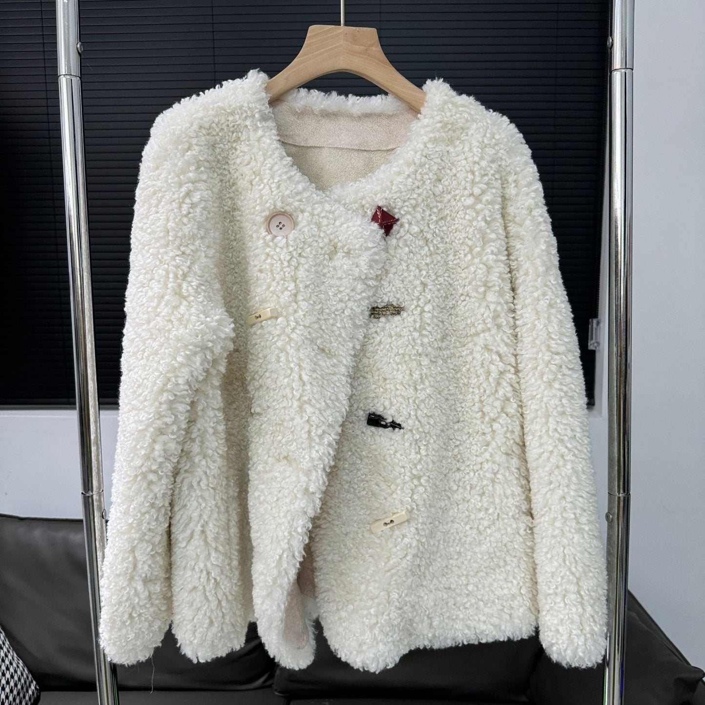 Fashion Faux Fur Women Jacket Coats-Coats & Jackets-White-One Size-Free Shipping Leatheretro