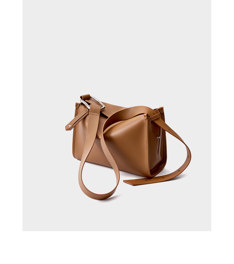 Women's Genuine Leather Crossbody Bag-Handbags-Black-Free Shipping Leatheretro