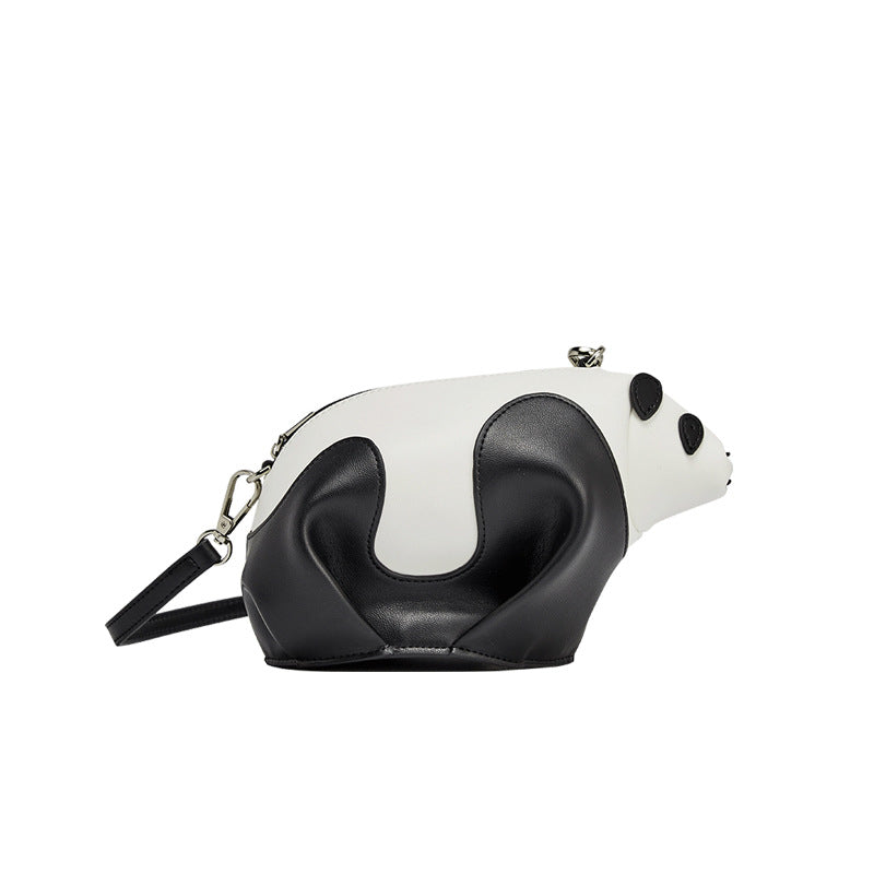 Genuine Leather Panda Crossbody Bag for Women-Handbags-Panda-Free Shipping Leatheretro