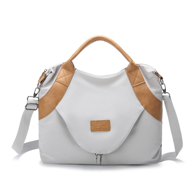 Vintage Large Capacity Nylon Women Messenger Tote Bags-Handbags-Black-Free Shipping Leatheretro