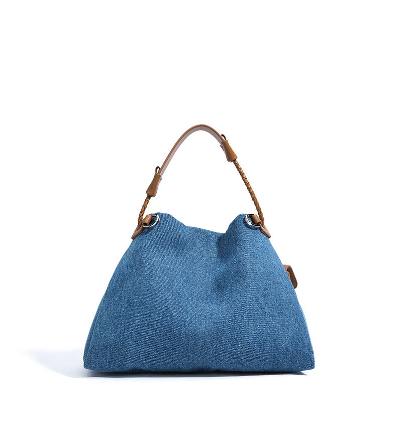 Summer Denim Shoulder Bag-Shoulder Bags-A-Free Shipping Leatheretro