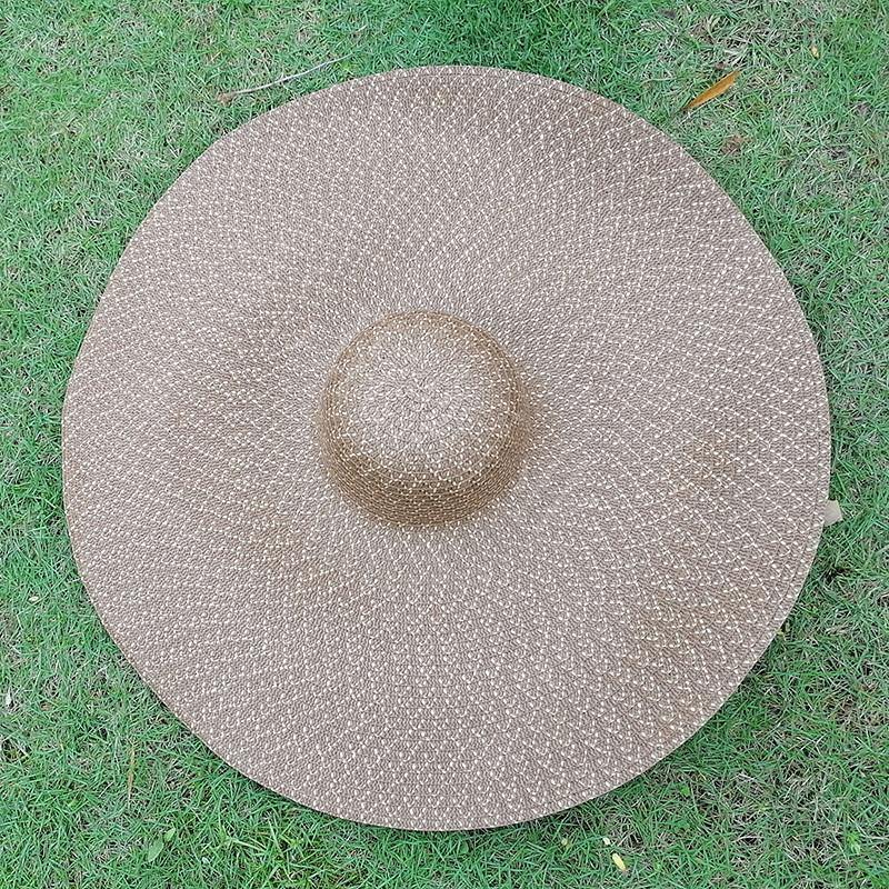 Women Summer Sun-proof Folded Beach Hats-Women Swimwear-4-M（56-58cm）-Free Shipping Leatheretro