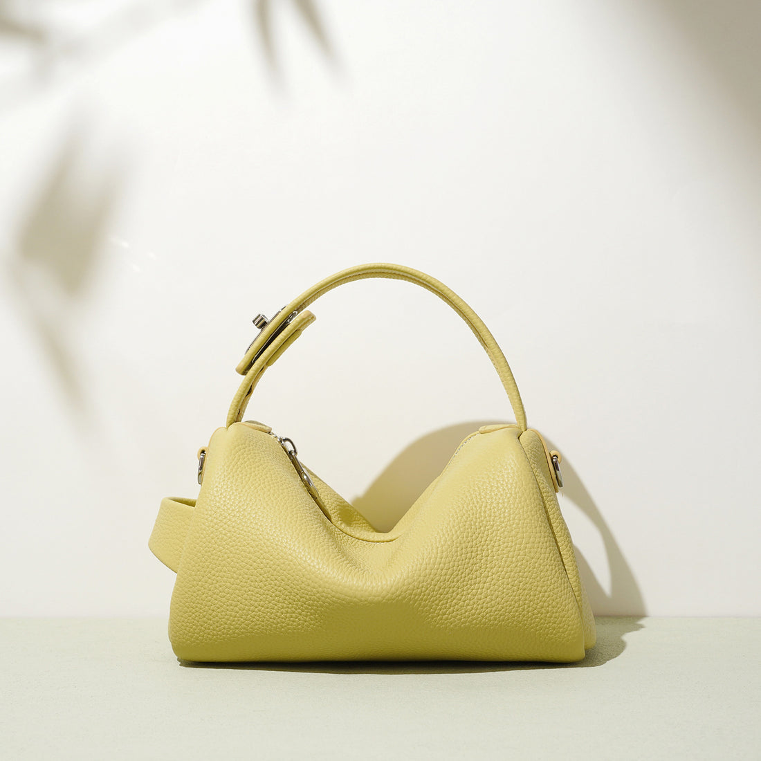 Large Capacity Soft Leather Tote Bag for Women-Handbags-Mustard Yellow (Pre-sale)-Free Shipping Leatheretro