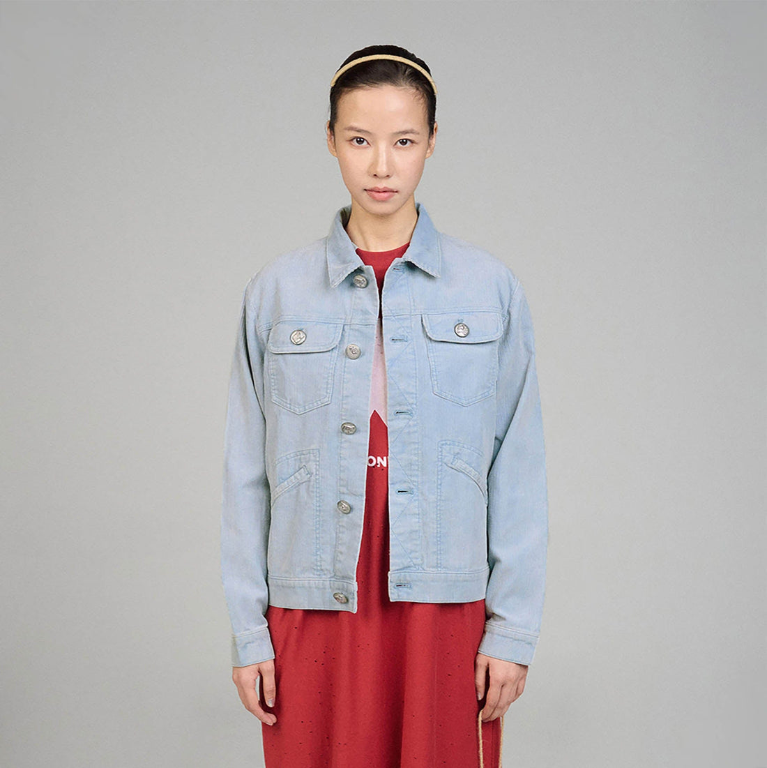 URBAN+FOREST Corduroy Spliced Multi-Pocket Jacket-Jacket-S-Free Shipping Leatheretro