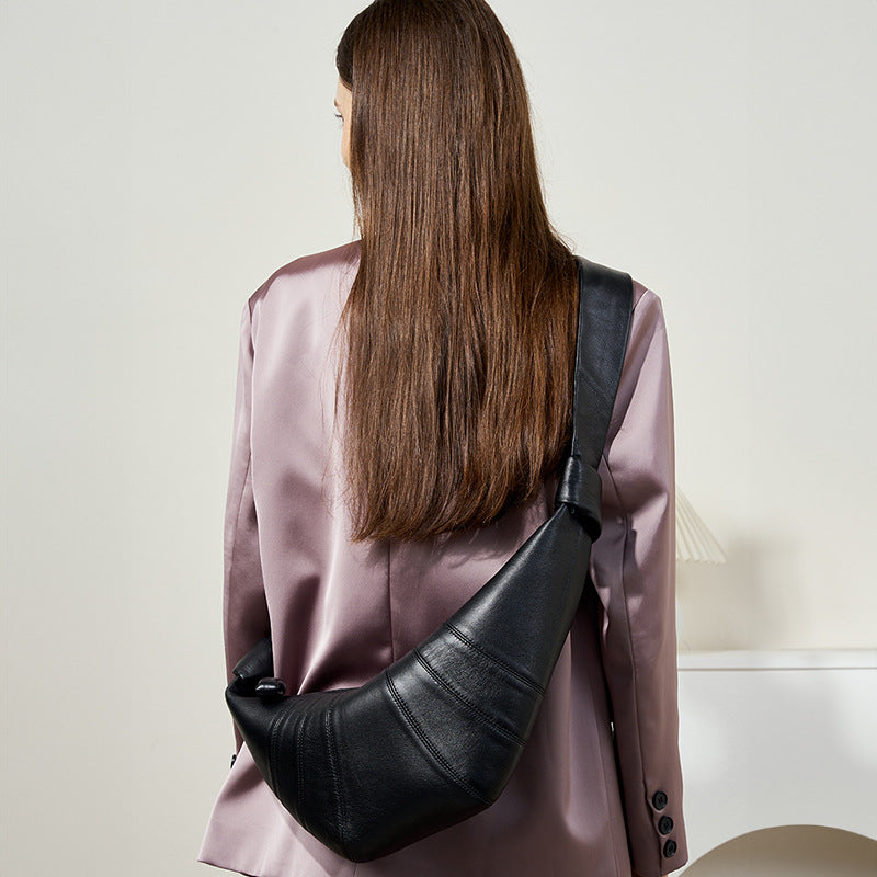 Sheepskin Bag Boho Shoulder Bag for Women-Handbags-Black-34*4*16-Free Shipping Leatheretro