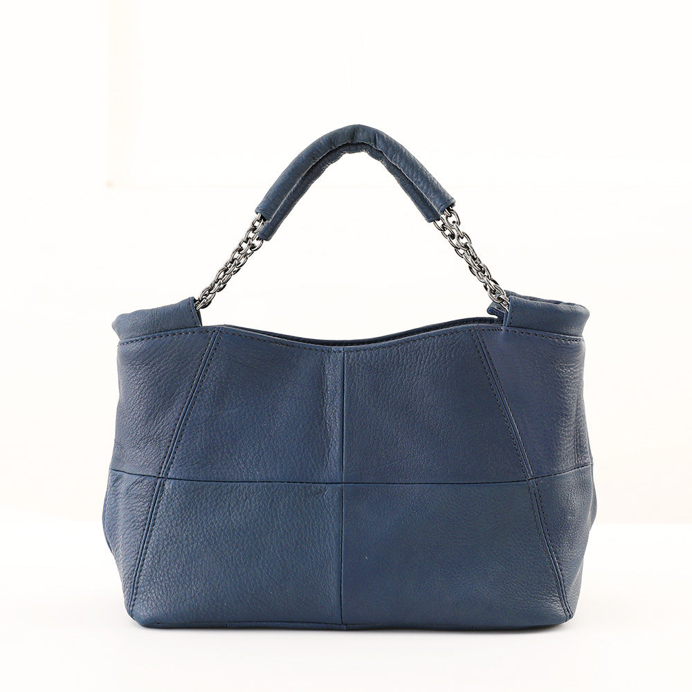 100% Genuine Top Grain Leather Women's Handbag-Handbags-Black-Free Shipping Leatheretro