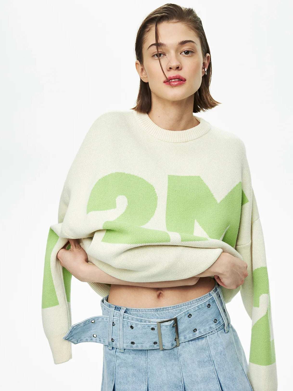 Casual Fall Knitted Sweaters-Sweaters-Green-S-Free Shipping Leatheretro