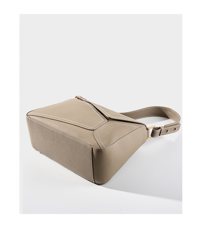 Luxury Leather Tote Bag for Women-Handbags-Brown-Free Shipping Leatheretro