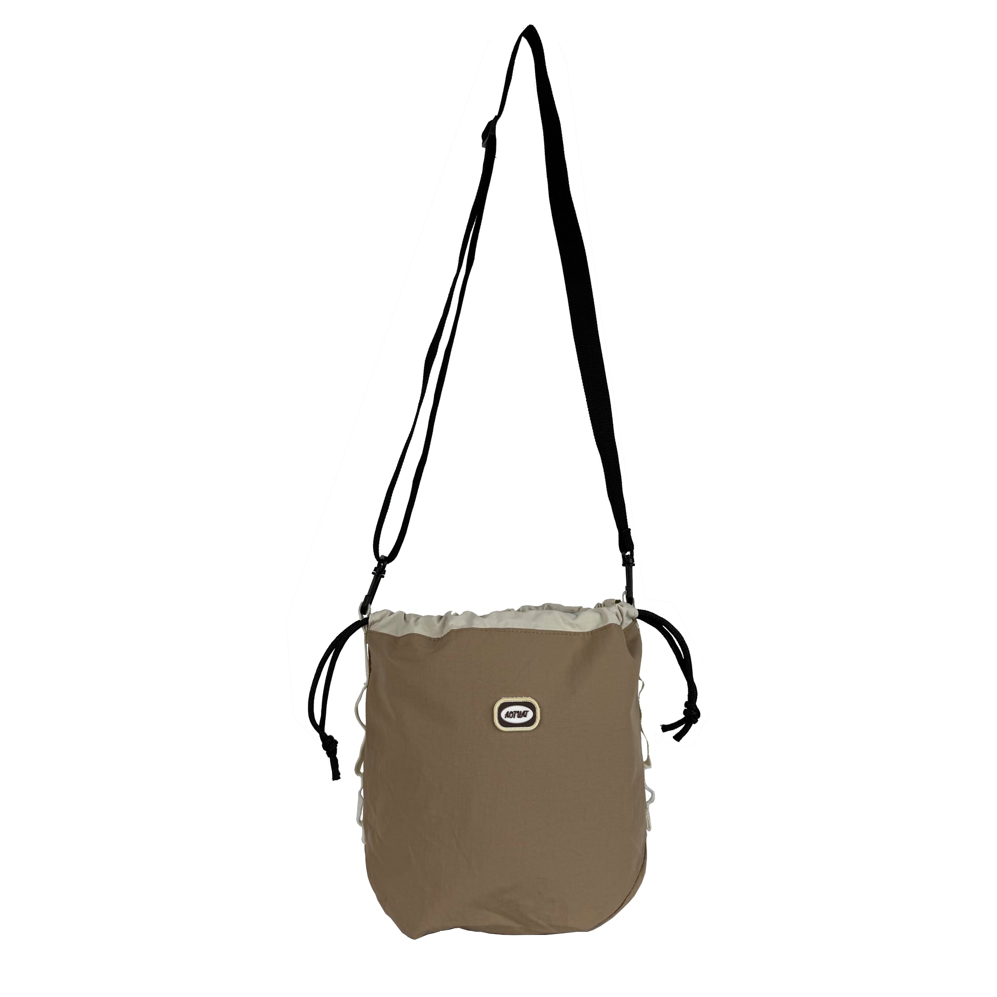 BOOM Colorblock Crossbody Bag - Versatile Drawstring Bucket Bag-Black rope-Free Shipping Leatheretro