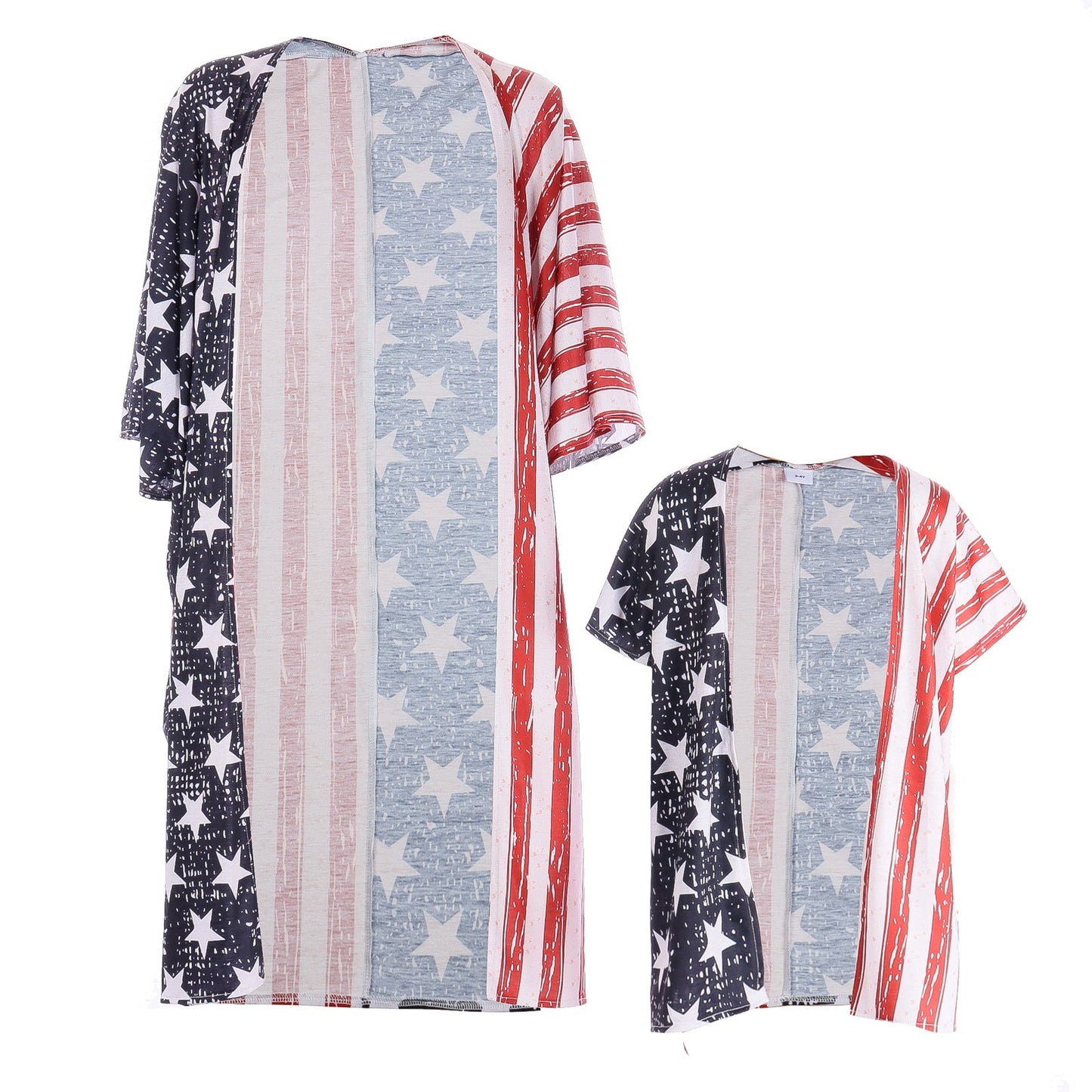 Casual Indenpence Day Flag Summer Beach Cover Ups-Swimwear-The same as picture-Adult-Size-Free Shipping Leatheretro