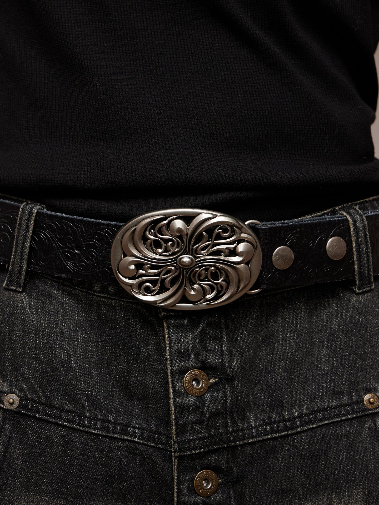 DND4DES Retro Honeysuckle Pattern Custom Buckel-As Photo-110cm-Free Shipping Leatheretro