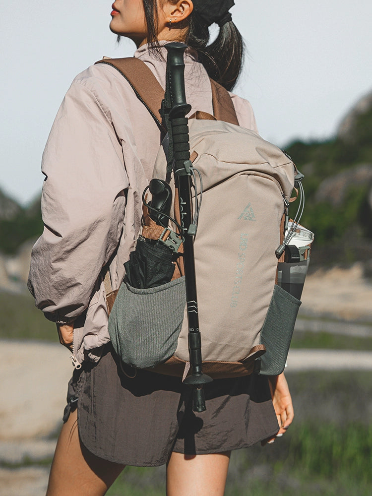 BOOM Large Capacity Lightweight Hiking Backpack-Khaki-Free Shipping Leatheretro