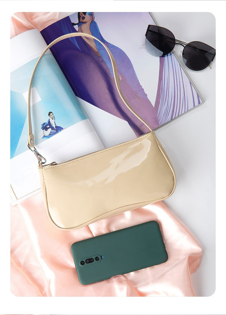 Women's Small Shoulder Bag-White-Free Shipping Leatheretro