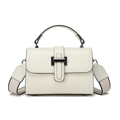 Genuine Leather Crossbody Bag for Women-Handbags-White-Free Shipping Leatheretro