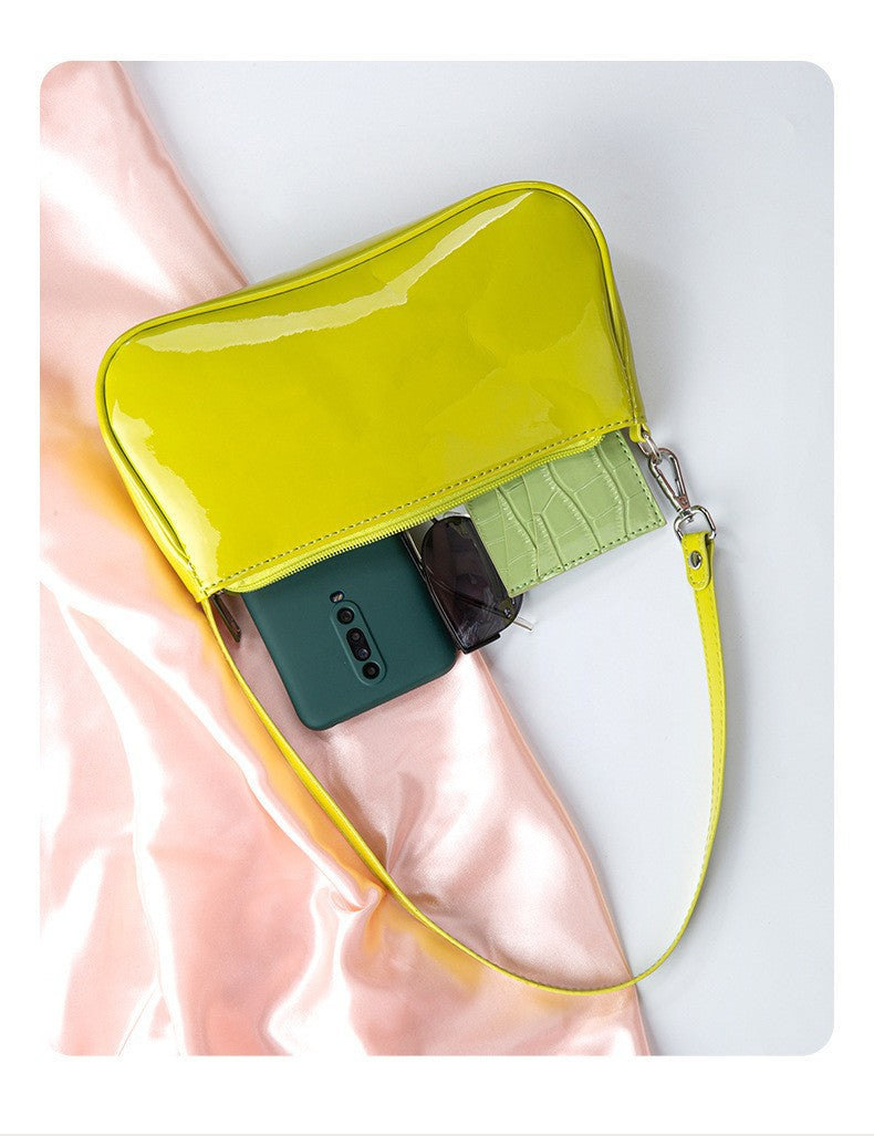 Women's Small Shoulder Bag-White-Free Shipping Leatheretro