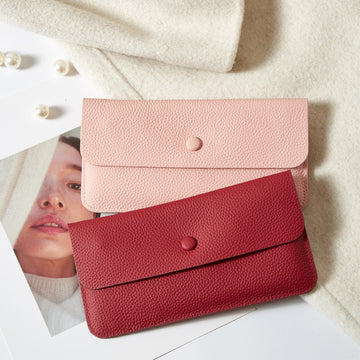 Long Leather Wallet for Women-Handbags, Wallets & Cases-yellow-Free Shipping Leatheretro