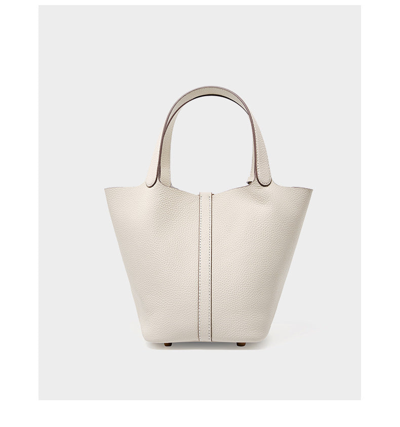 Luxury Leather Bucket Bag for Women-handbags-black-Free Shipping Leatheretro