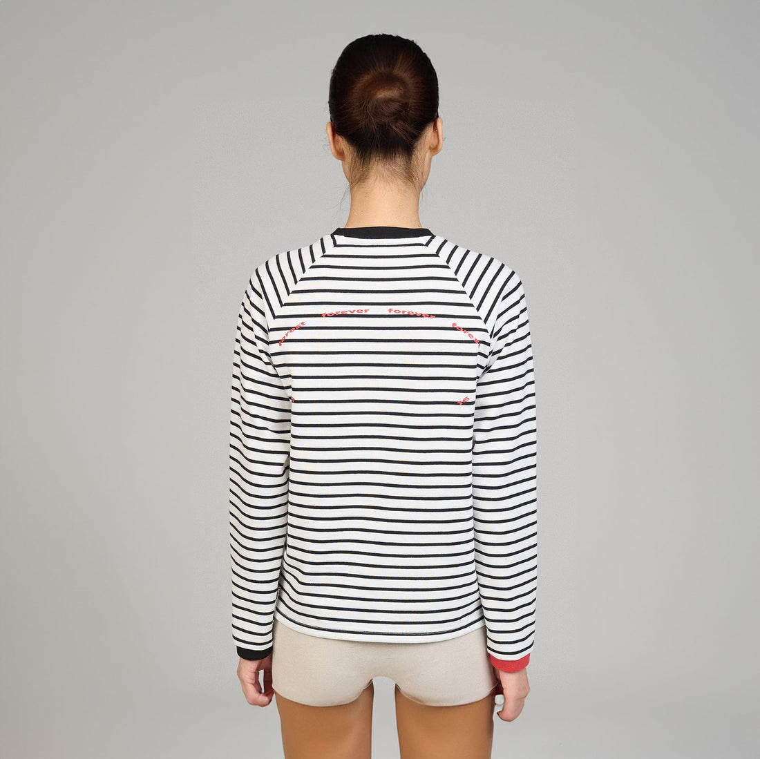 URBAN+FOREST Striped Raglan Long-Sleeve Tee-L/S Tee-XS-Free Shipping Leatheretro