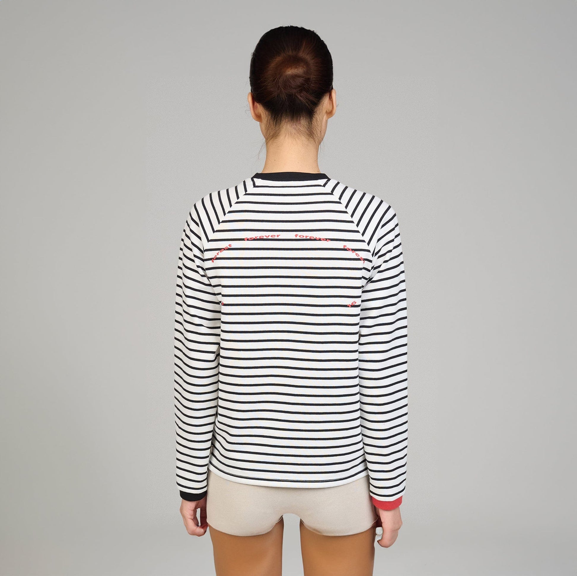 URBAN+FOREST Striped Raglan Long-Sleeve Tee-L/S Tee-XS-Free Shipping Leatheretro