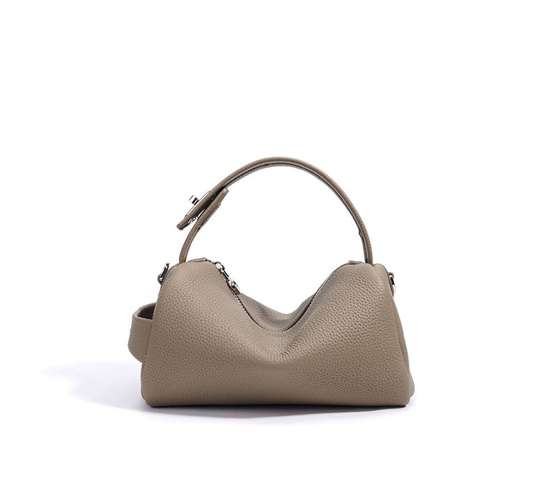 Large Capacity Soft Leather Tote Bag for Women-Handbags-Mustard Yellow (Pre-sale)-Free Shipping Leatheretro