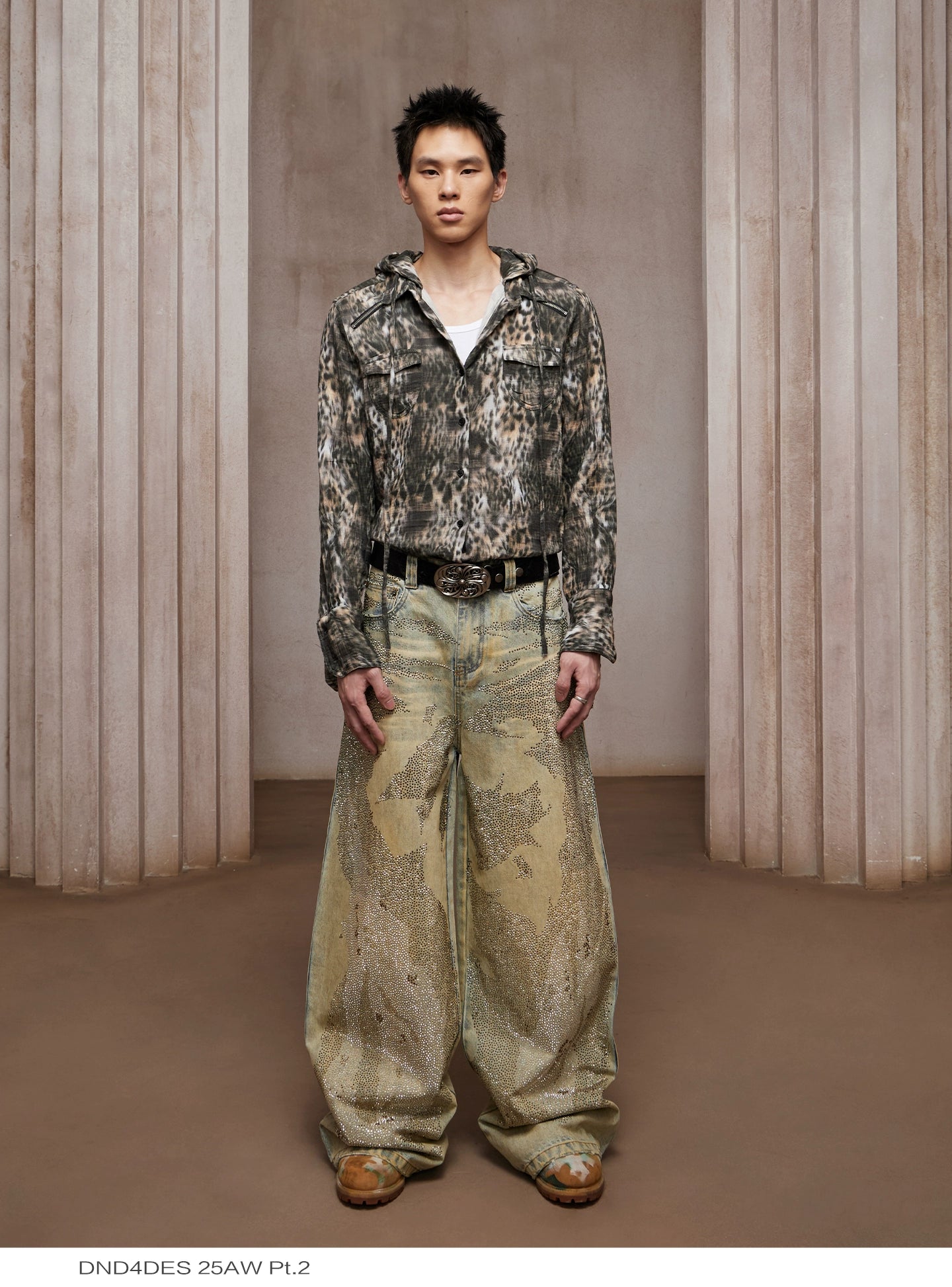 DND4DES Retro Honeysuckle Pattern Custom Buckel-As Photo-110cm-Free Shipping Leatheretro