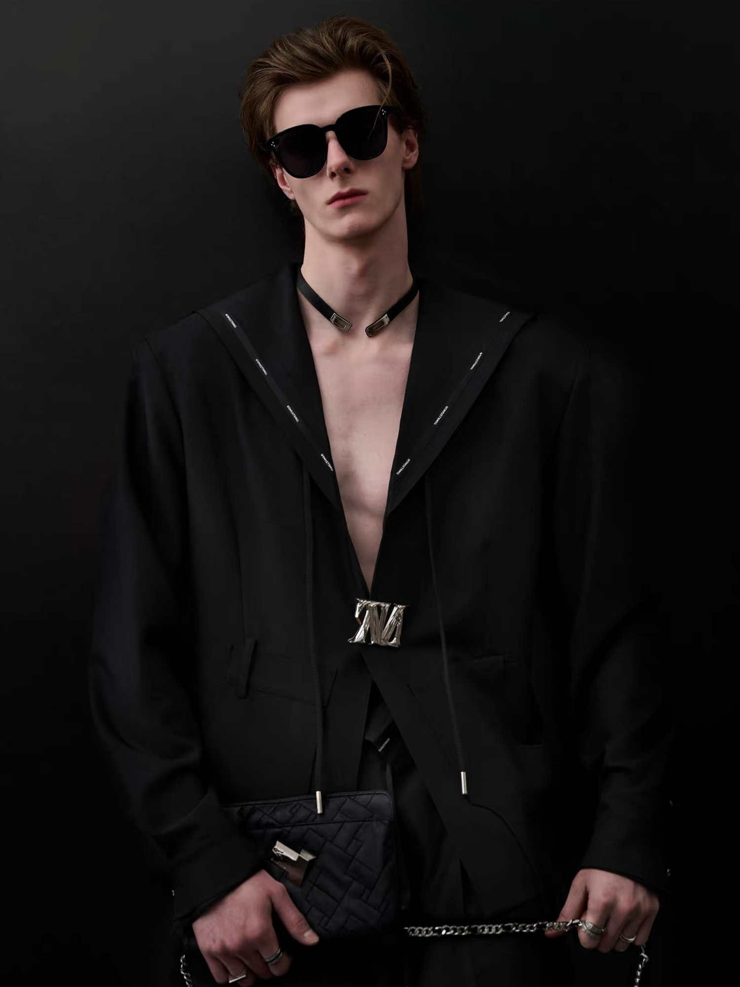 TIWILLTANG Minimal Sailor Collar Shirt-Shirt-S-White-Long-Free Shipping Leatheretro