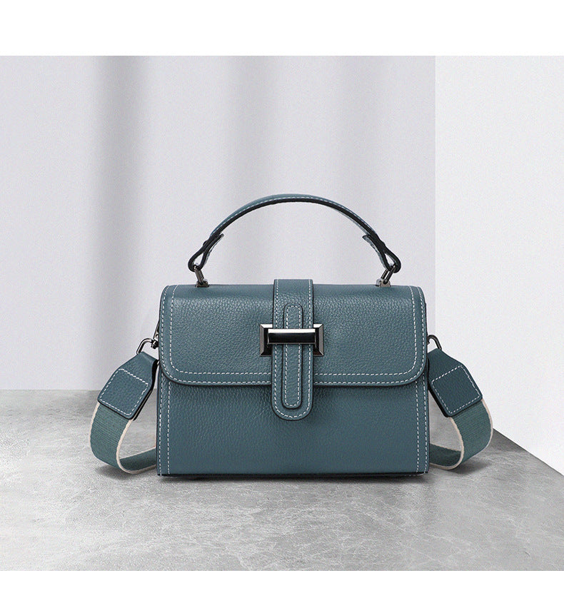 Genuine Leather Crossbody Bag for Women-Handbags-White-Free Shipping Leatheretro