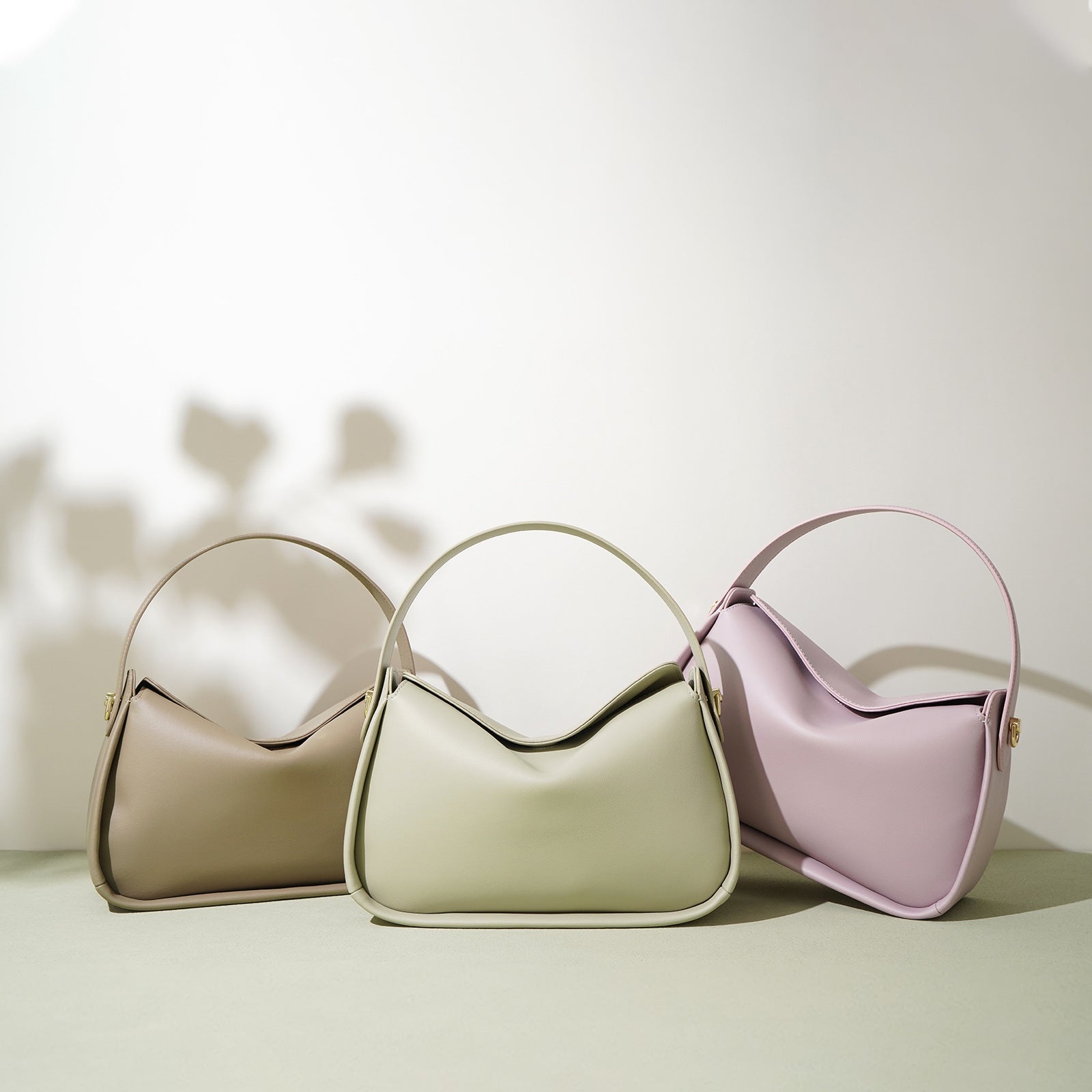 Luxury Leather Crossbody Bag-crossbody bags-Apricot-Free Shipping Leatheretro