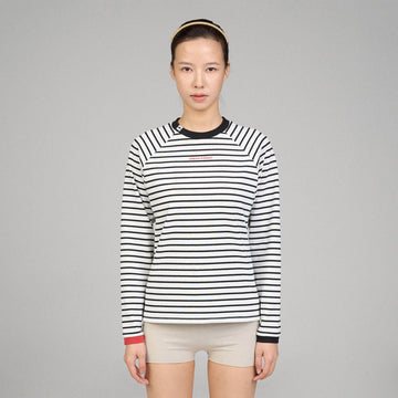 URBAN+FOREST Striped Raglan Long-Sleeve Tee-L/S Tee-XS-Free Shipping Leatheretro