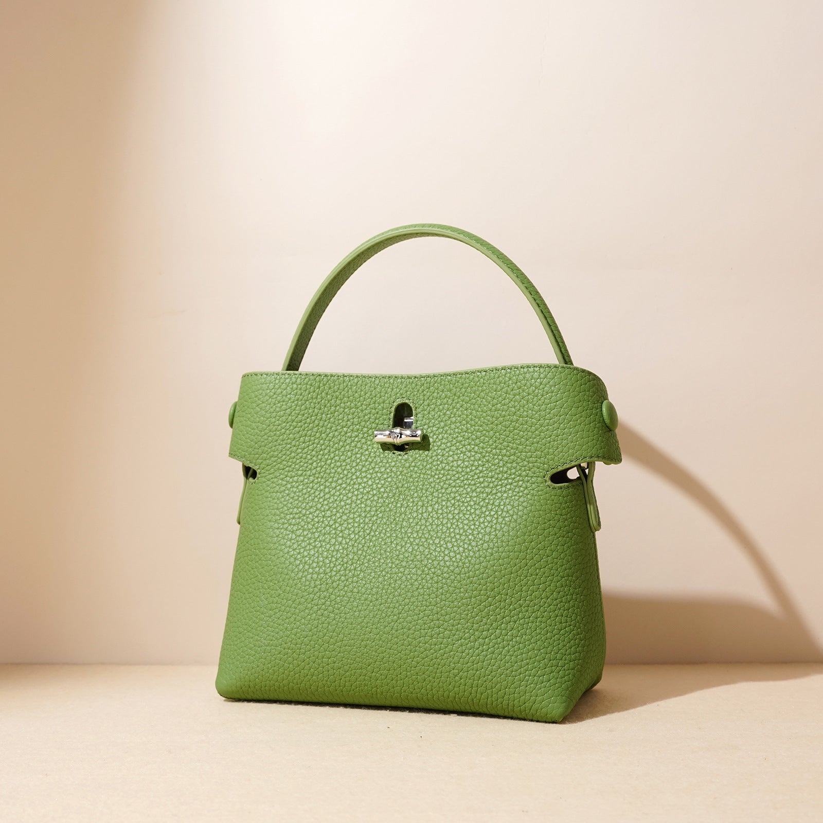 Bucket Bamboo Bag – Stylish & Versatile Crossbody Tote for Women-Tote Bags-denim blue-Free Shipping Leatheretro