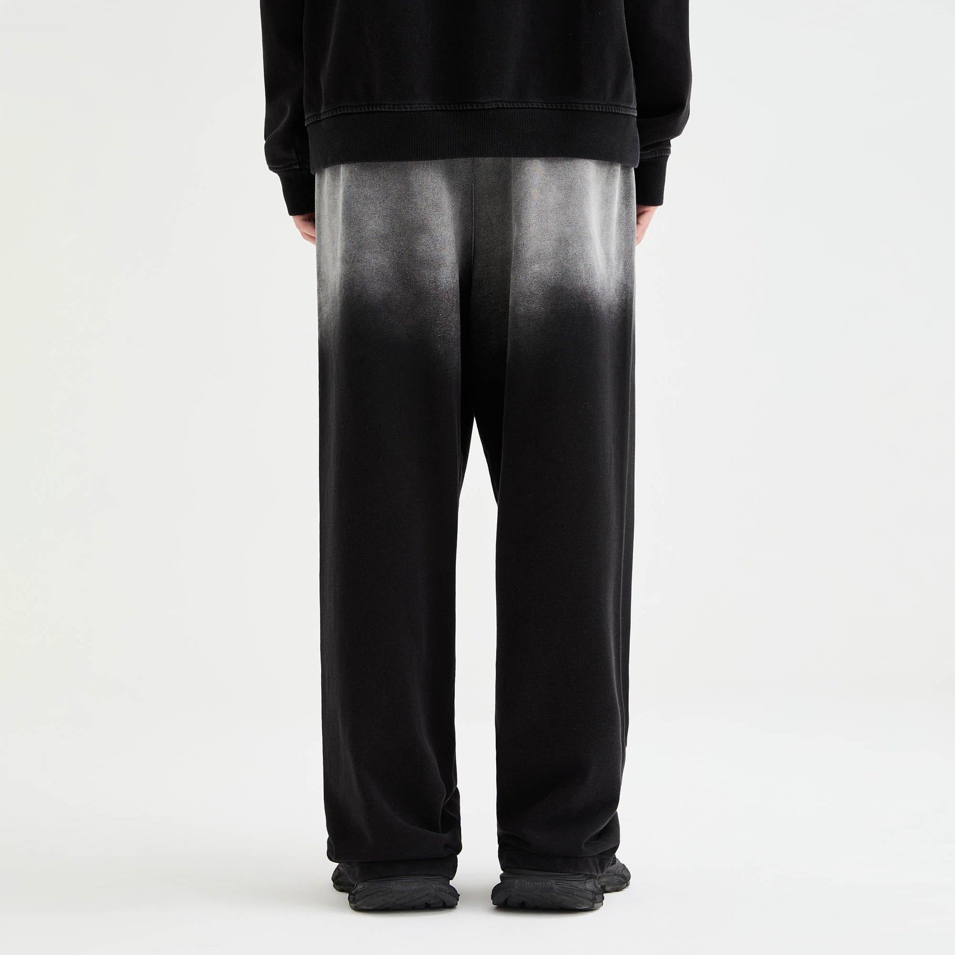 ORGANIC EMOTION Gradient Straight-Leg Drawstring Sweatpants-Pants-S-Black-Free Shipping Leatheretro